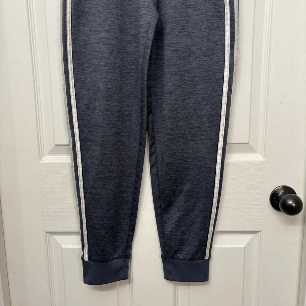 Gray 3-Stripe Joggers | Adidas Youth L (14/16)